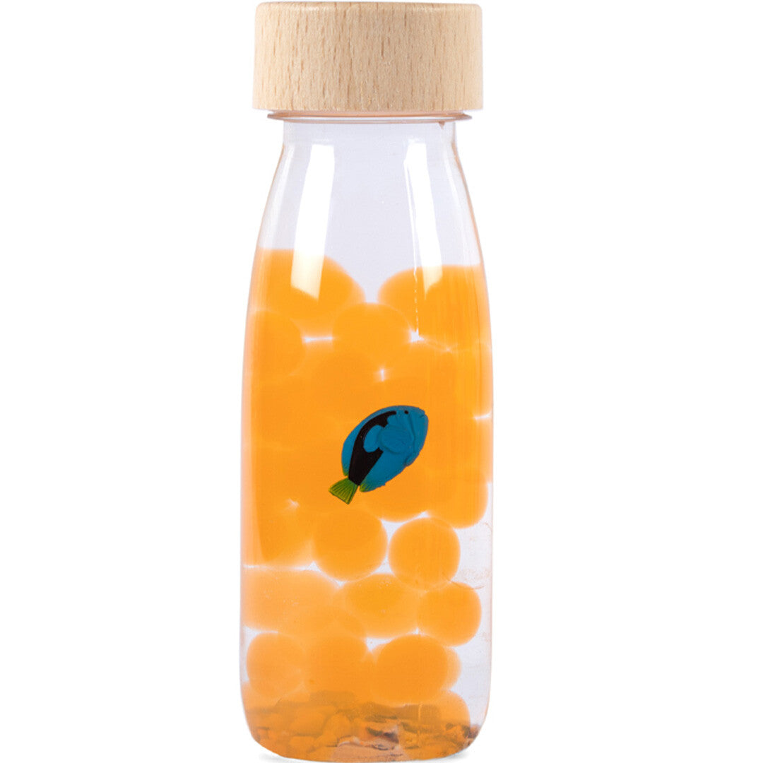 petit boum sensorische fles sound - blue tang | PBSBLUETANG | 0
