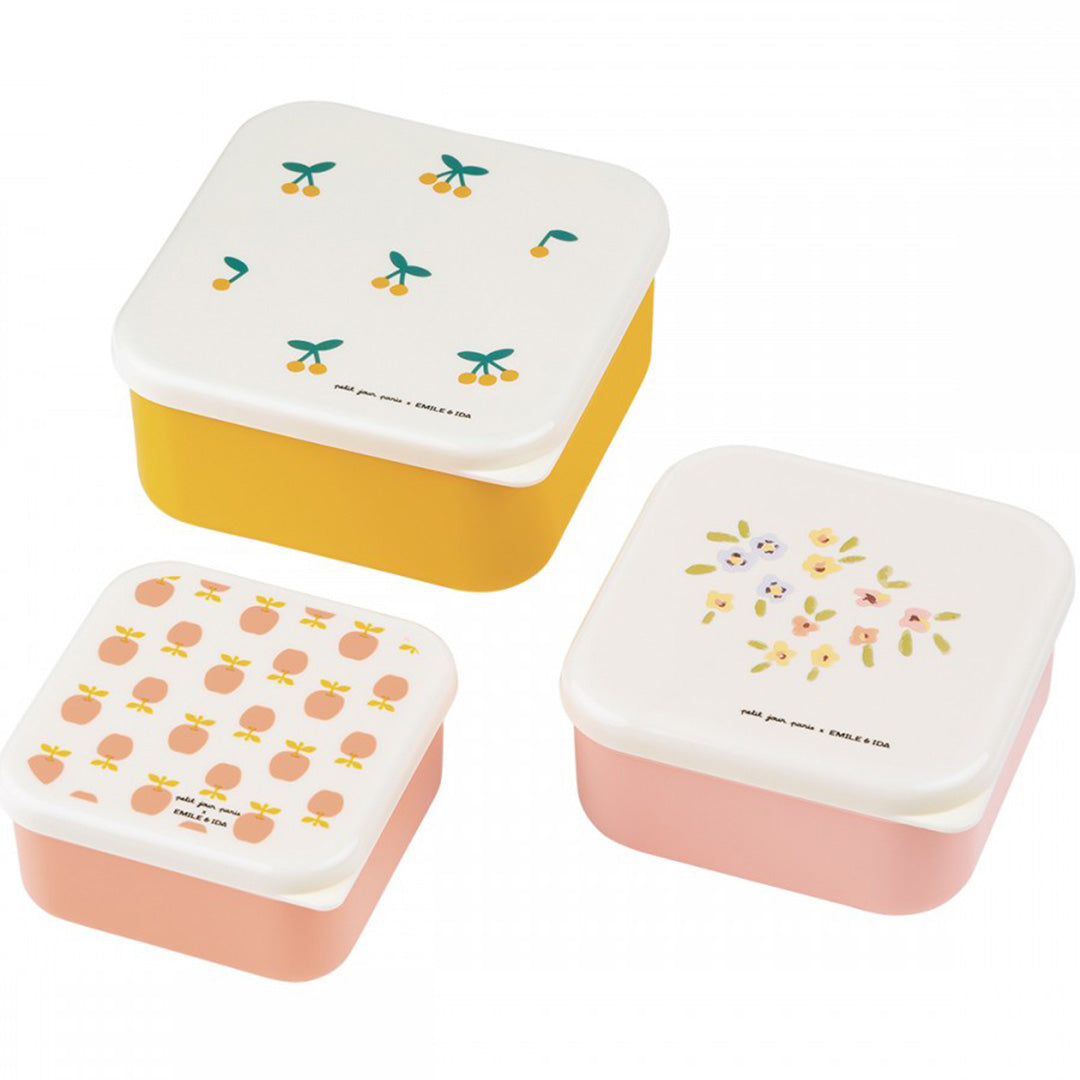 petit jour lunchbox set émile & ida - 3st | EA994R | 0