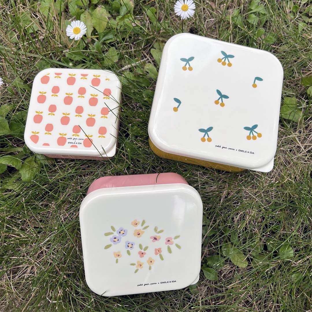 petit jour lunchbox set émile & ida - 3st | EA994R | 1