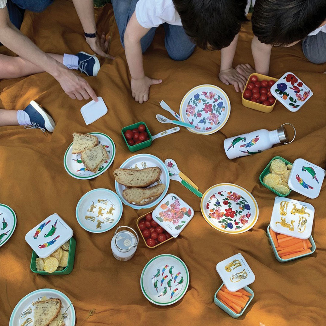 petit jour lunchbox set papegaaien - 3st | LP994P | 2