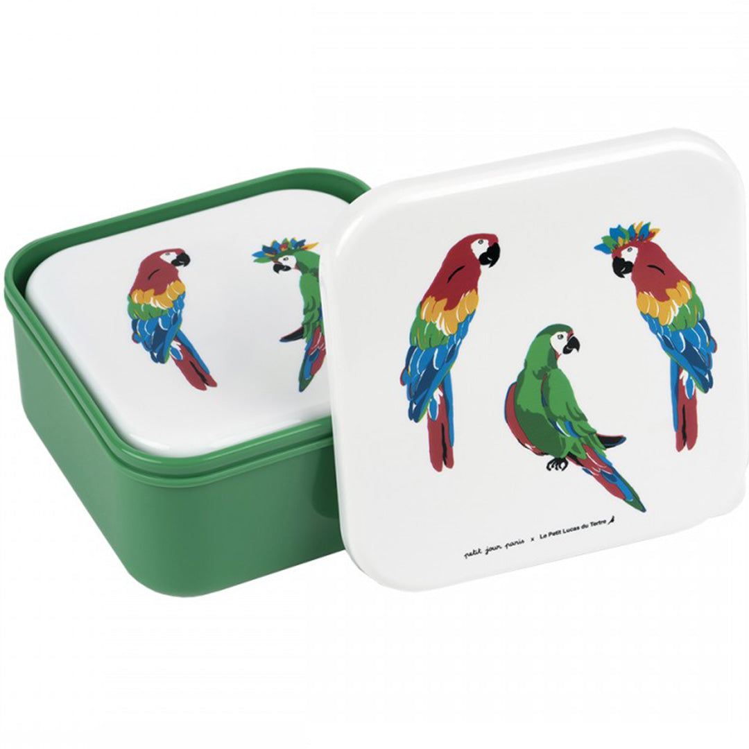 petit jour lunchbox set papegaaien - 3st | LP994P | 3