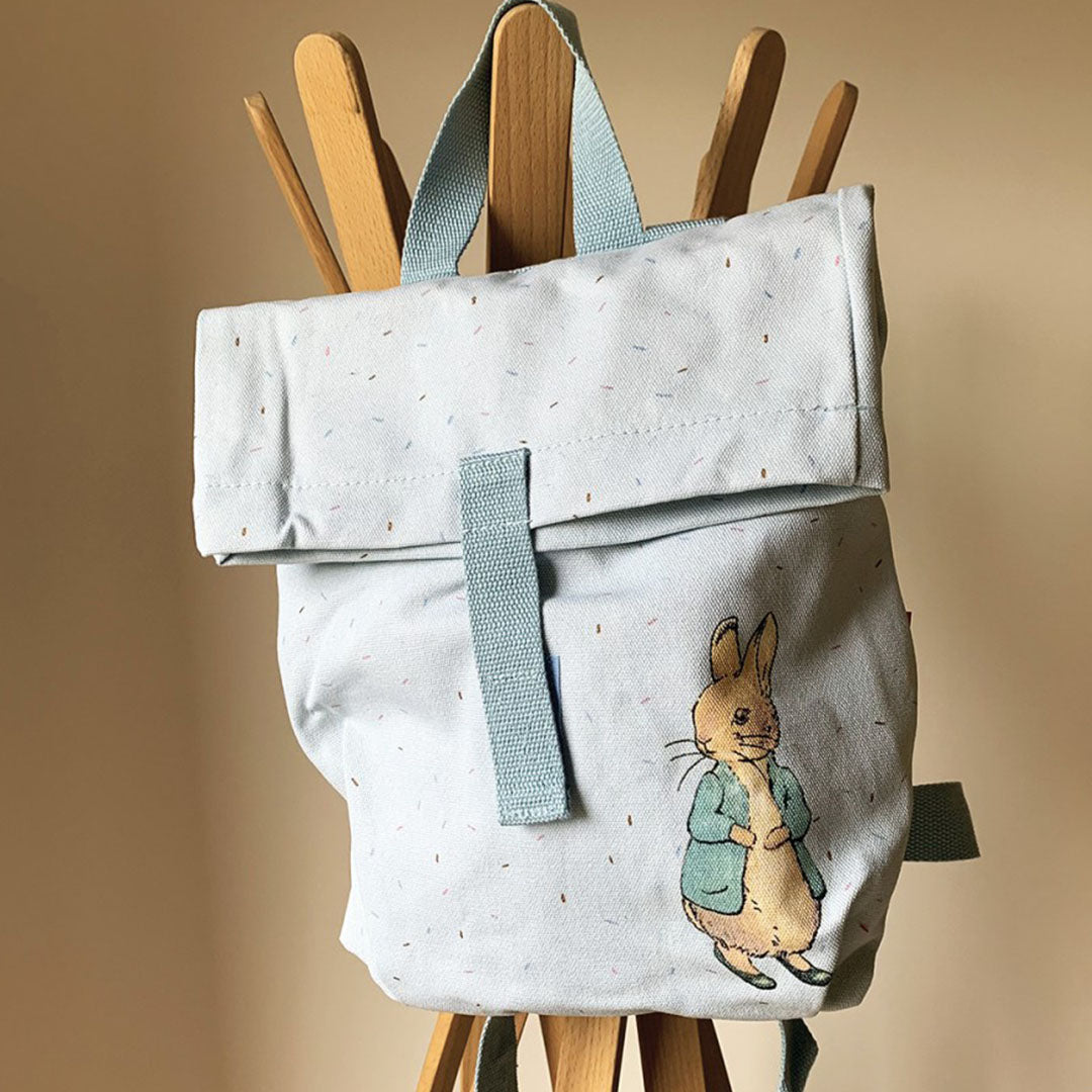 petit jour rugzak pieter konijn blauw - 30 cm | BP568BP | 1