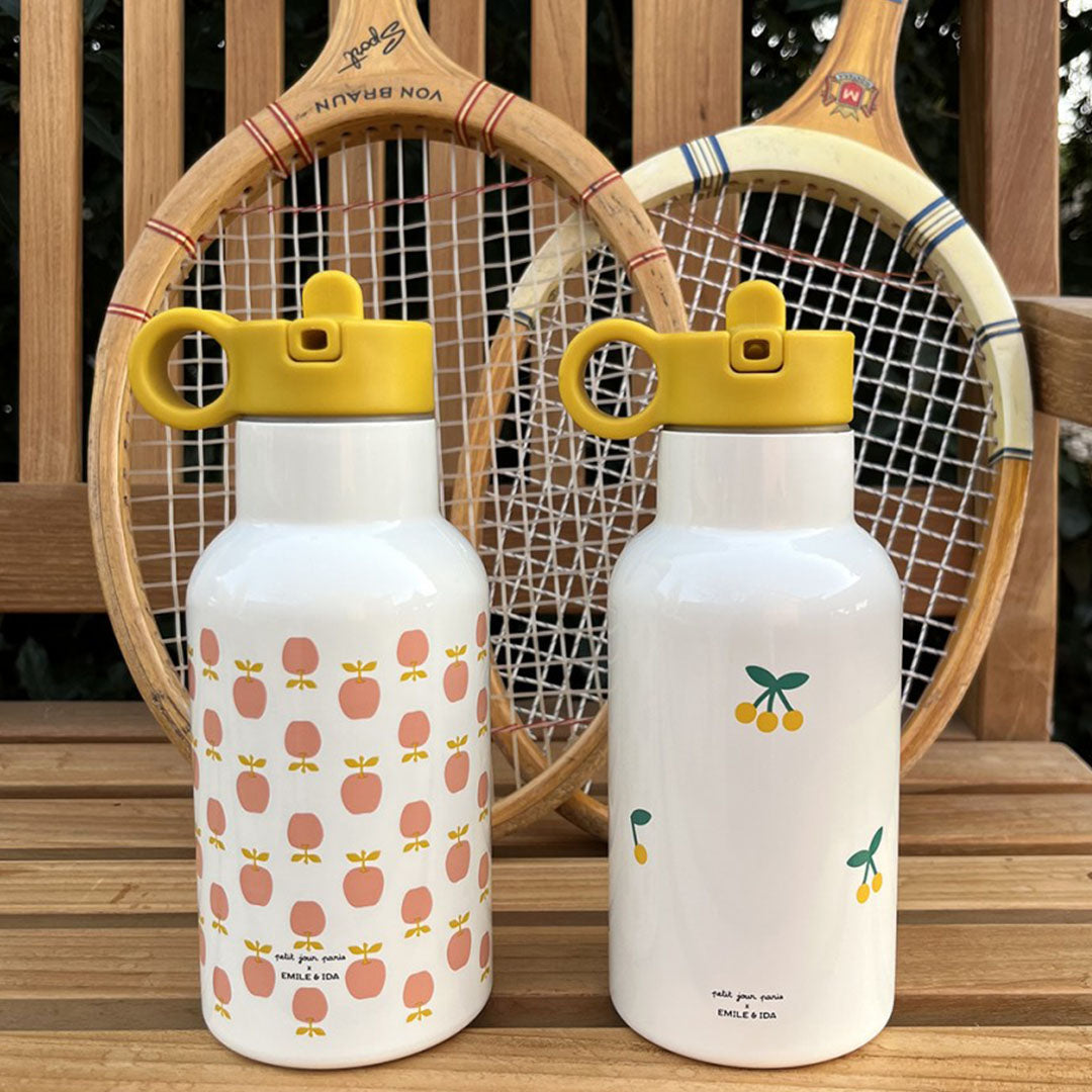 petit jour rvs drinkfles émile & ida - kersen - 350 ml | EA793R | 1