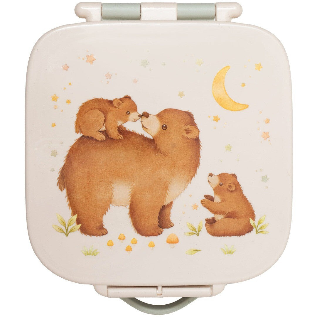 petit monkey bento broodtrommel - bears and stars | LB56B | 1