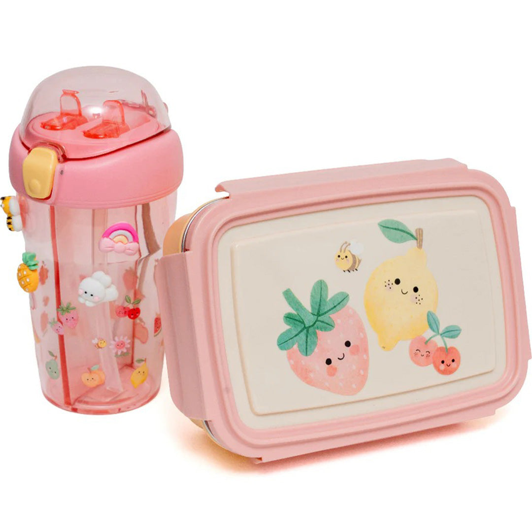 petit monkey bento broodtrommel sparkling - fruits | LB60 | 2