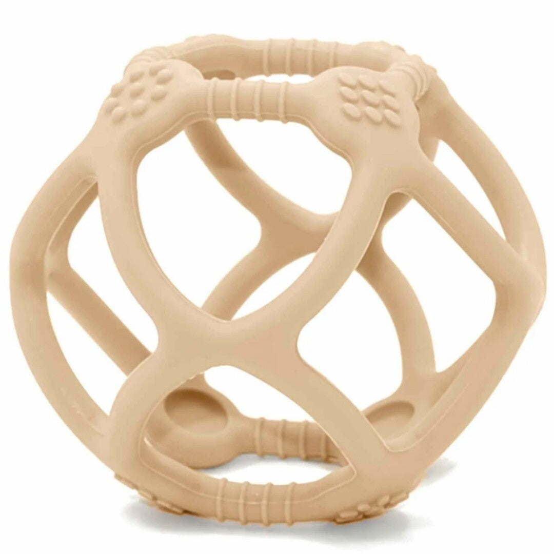 petit monkey bijtspeelgoed bal - honey peach | SBB2 | 0
