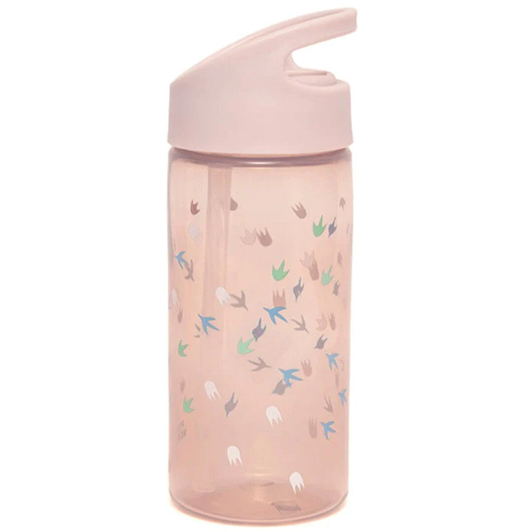 petit monkey drinkfles met rietje - dino sporen - 380 ml | DB41 | 1