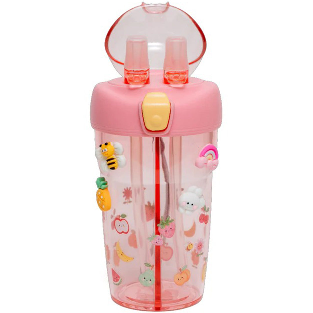 petit monkey dubbele drinkfles sparkling - fruits - 430 ml | DB51  | 1