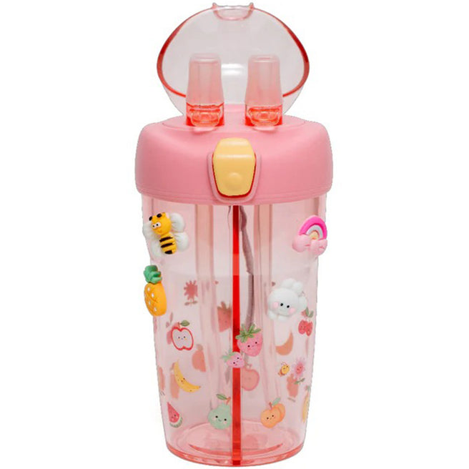 petit monkey dubbele drinkfles sparkling - fruits - 430 ml | DB51  | 1