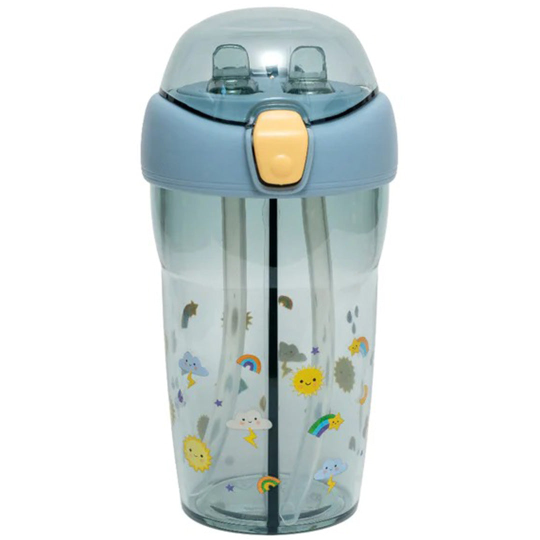 petit monkey dubbele drinkfles sparkling - sky - 430 ml | DB52 | 4