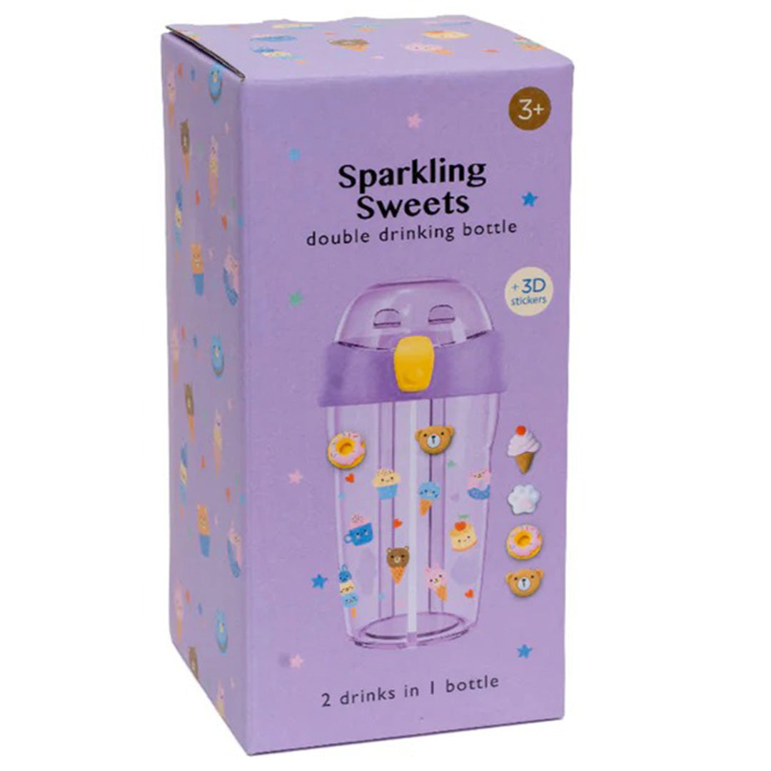 petit monkey dubbele drinkfles sparkling - sweets - 430 ml | DB50 | 6
