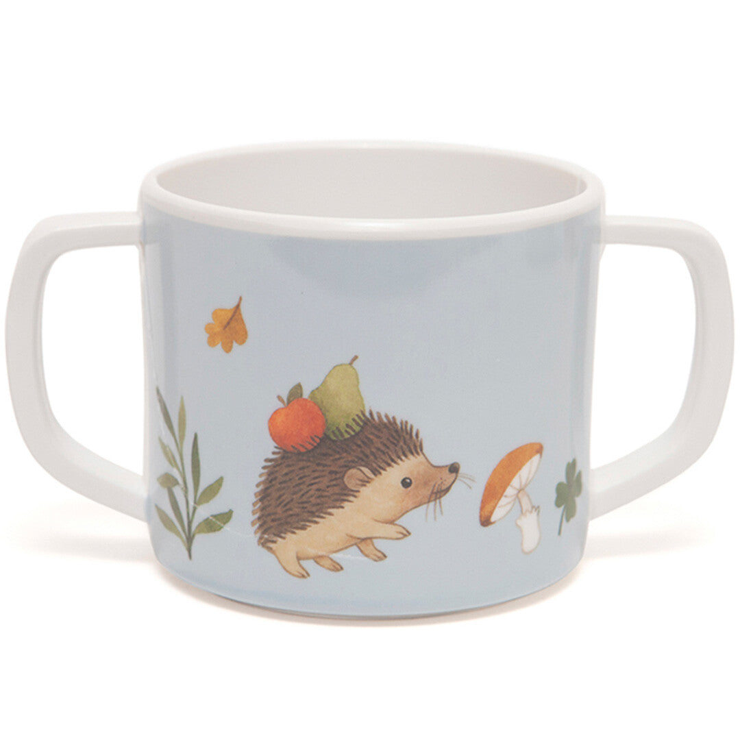 petit monkey melamine kinderbeker fox - dove blue | MCB20 | 1
