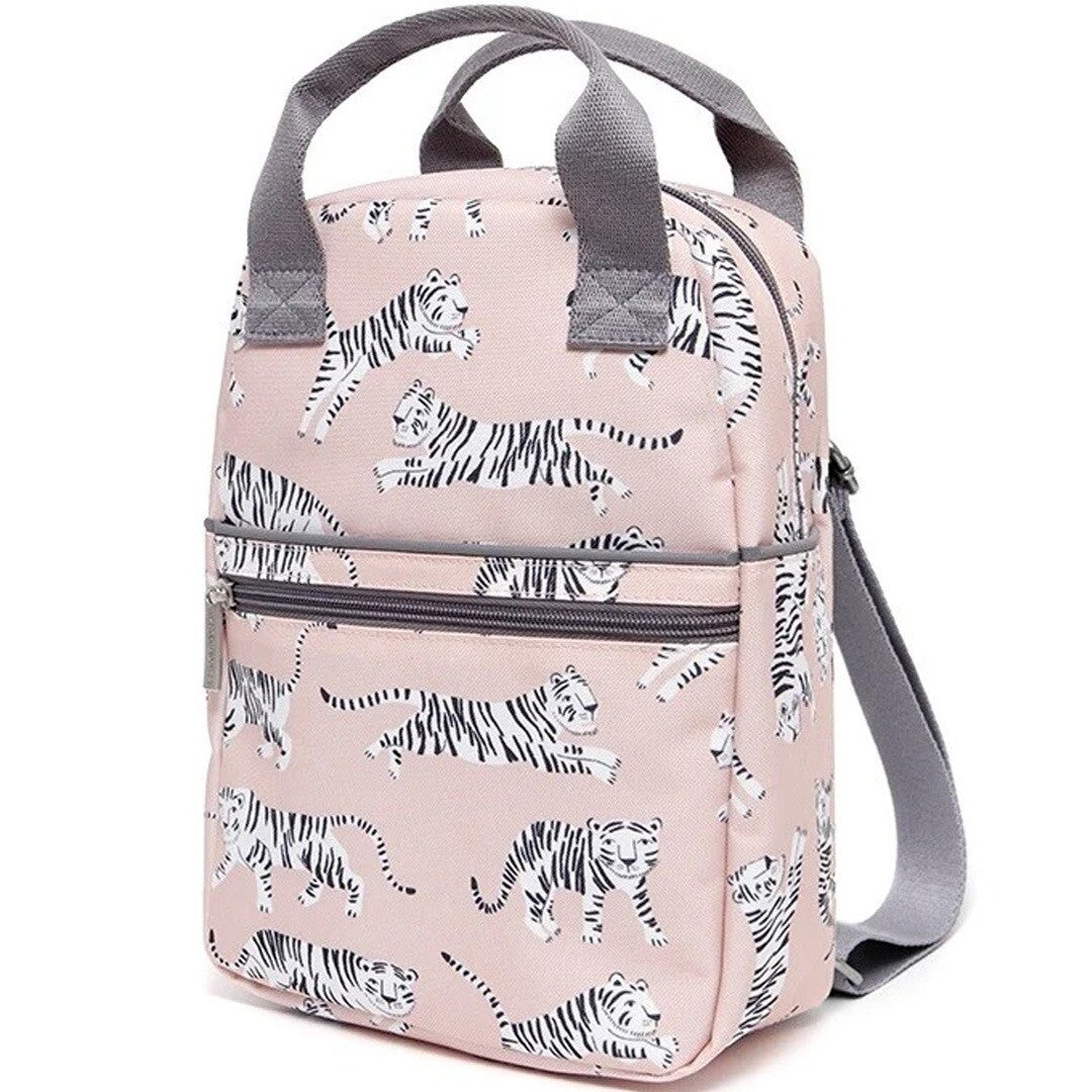 petit monkey peuterrugzak witte tijgers - 29 cm  | BP6-S | 1