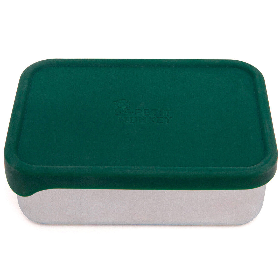 petit monkey rvs broodtrommel riley - pine green | LB35 | 0