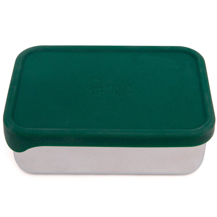 petit monkey rvs broodtrommel riley - pine green | LB35 | 0