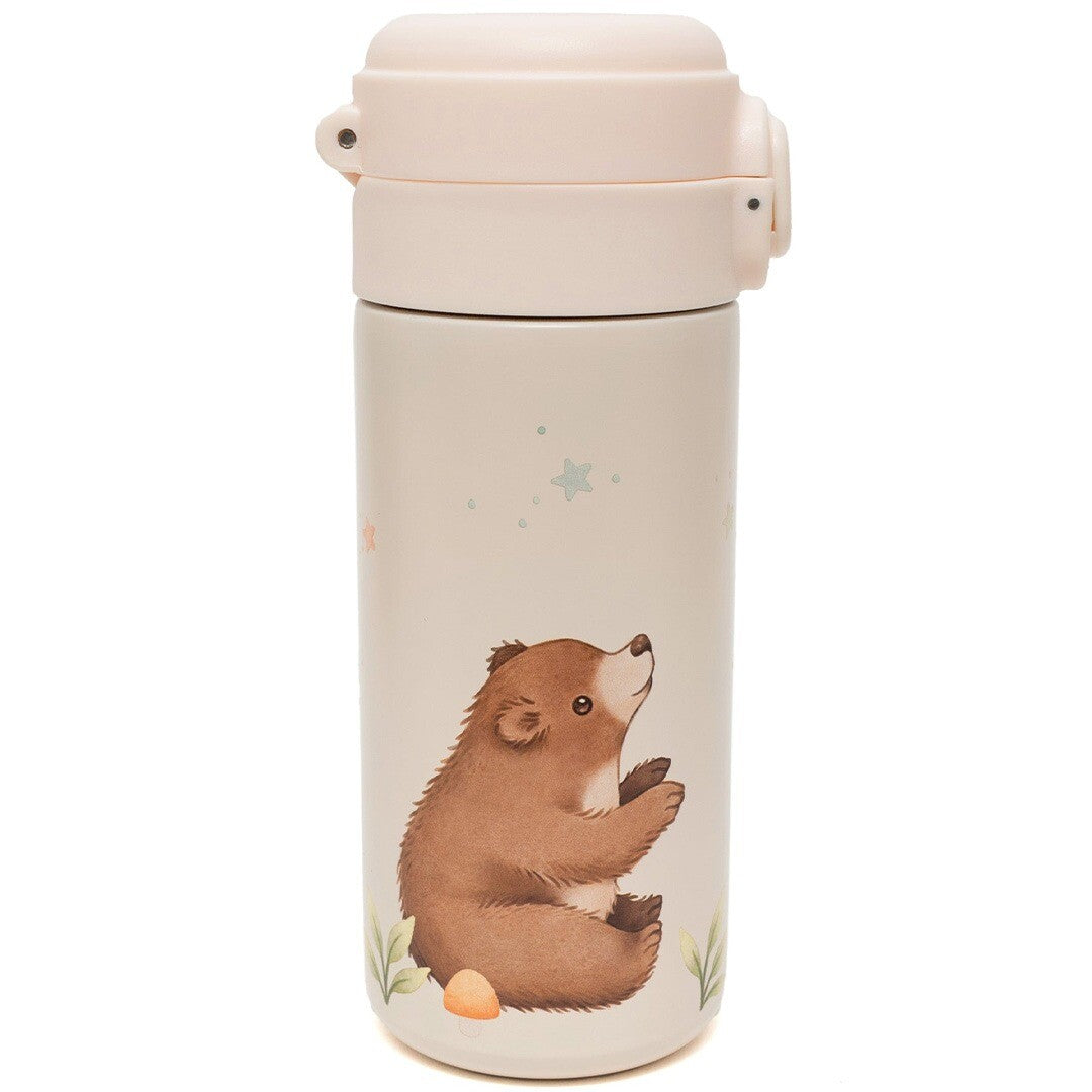 petit monkey rvs drinkfles bear and stars - 350 ml | VSB6 | 0
