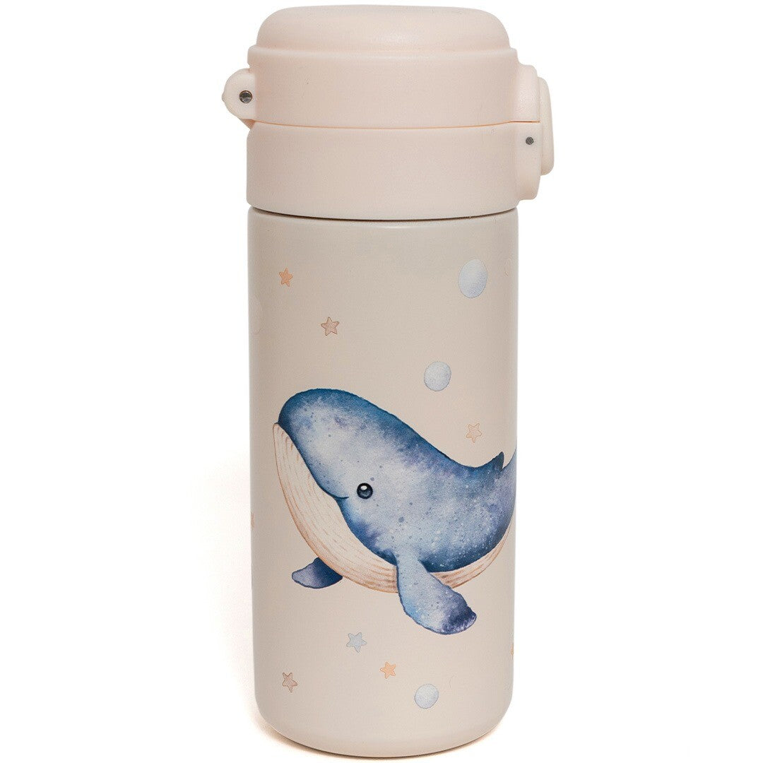 petit monkey rvs drinkfles whale - 350 ml | VSB7 | 0
