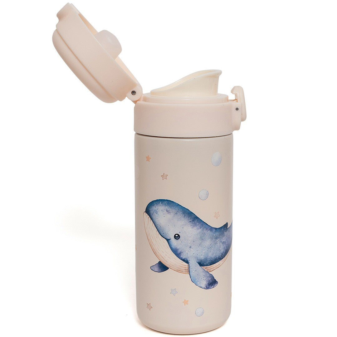 petit monkey rvs drinkfles whale - 350 ml | VSB7 | 2