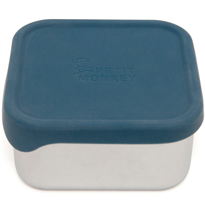 petit monkey rvs snackdoosje lucy - balsam blue | LB38 | 0