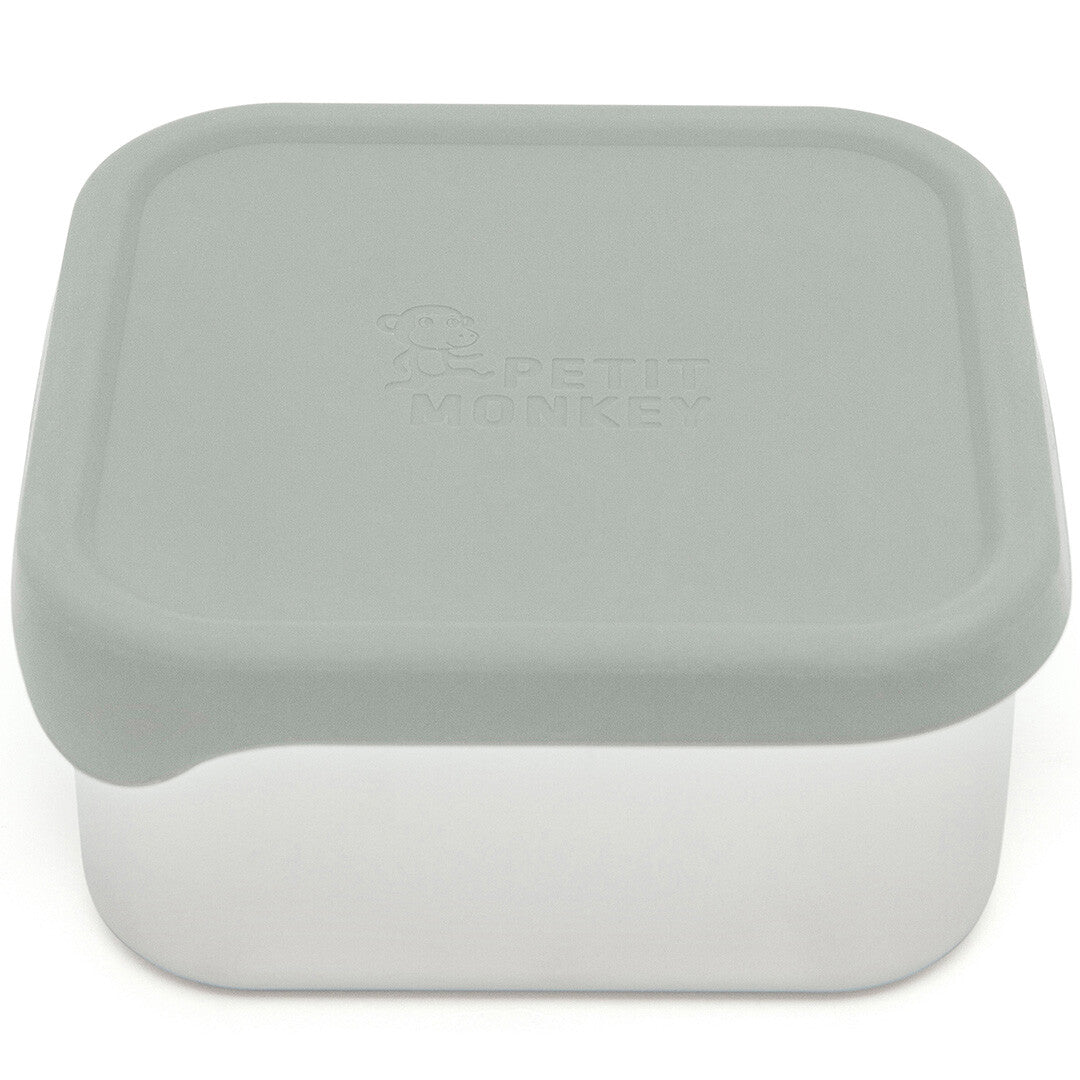 petit monkey rvs snackdoosje lucy - sage green | LB40 | 0
