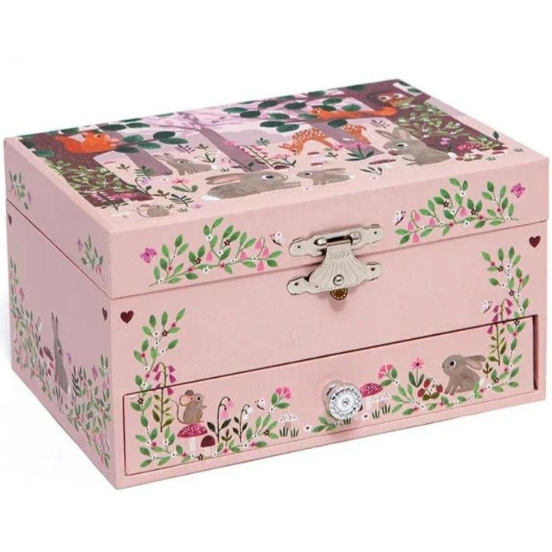 petit monkey sieradendoosje met muziek woodland | MB2 | 1