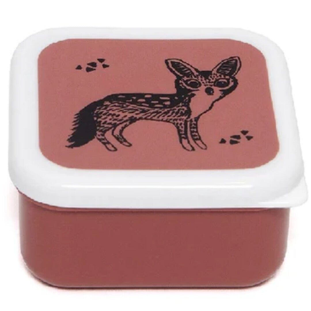 petit monkey snackdoosjes black animals - pink - 3st | LB20 | 5