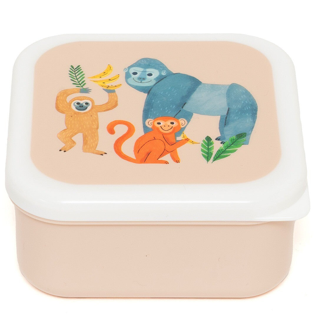 petit monkey snackdoosjes upside down animals - 3st | LB56 | 2