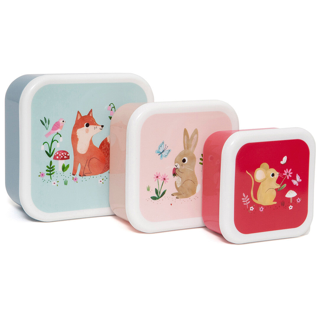 petit monkey snackdoosjes woodland stone blue - 3st | LB33 | 0