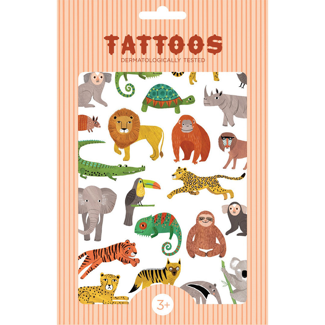 petit monkey tattoos jungle animals | TT04 | 0