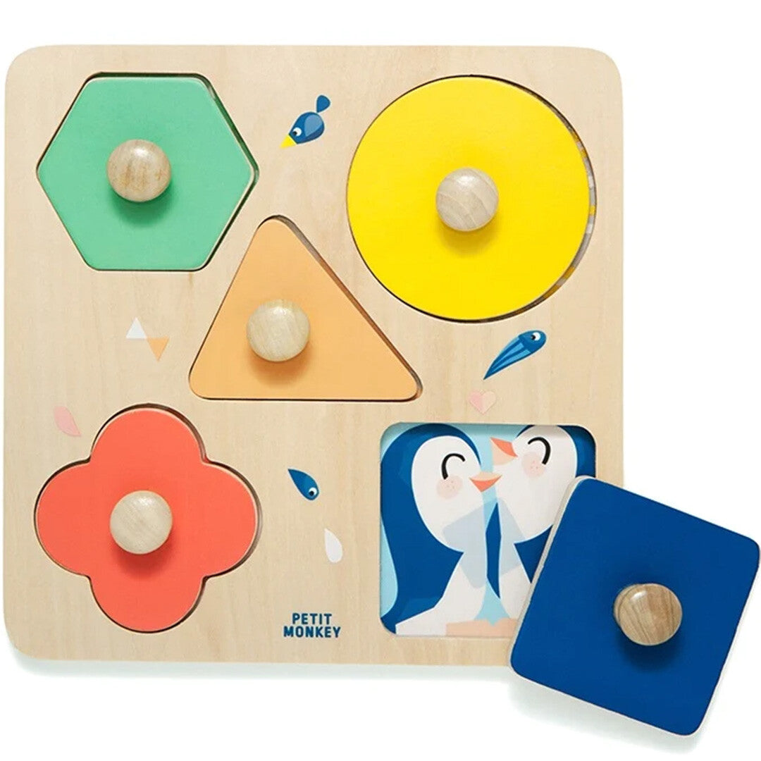 petit monkey vormenpuzzel one day at the zoo  | PMWT008 | 2