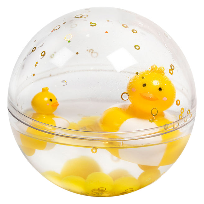 petit boum sensorische bal happy bubbles - eend | 55PBHBDUCK | 1