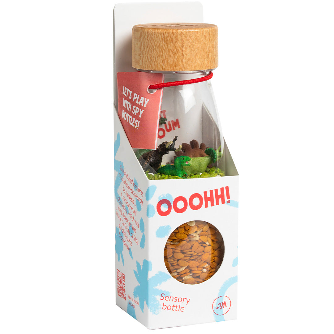 petit boum sensorische fles spy - jurassic | PBSPYJURASSIC | 2