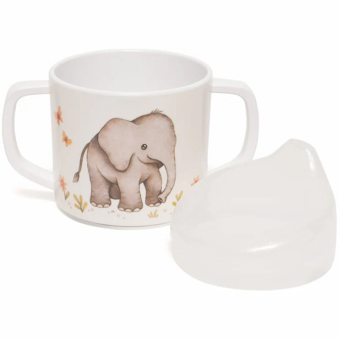 petit monkey melamine kinderbeker olifant | PMMCB23 | 2