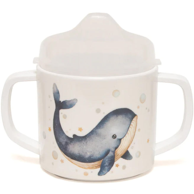 petit monkey melamine kinderbeker walvis | PMMCB22 | 1