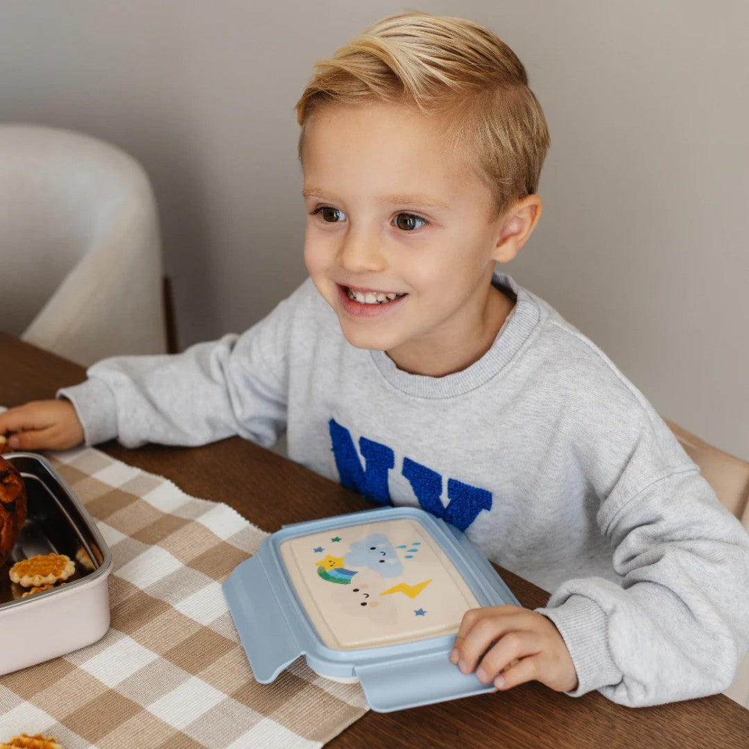 petit monkey bento broodtrommel sparkling - sky | LB70 | 1c