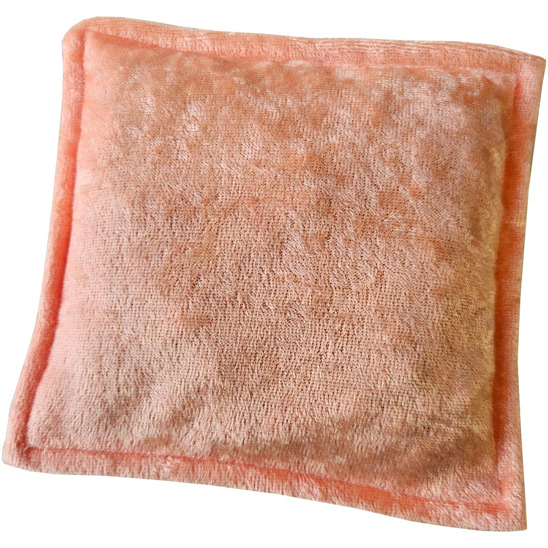 pit and play pittenzakje velvet - pastel oranje | 6152736390307 | 0
