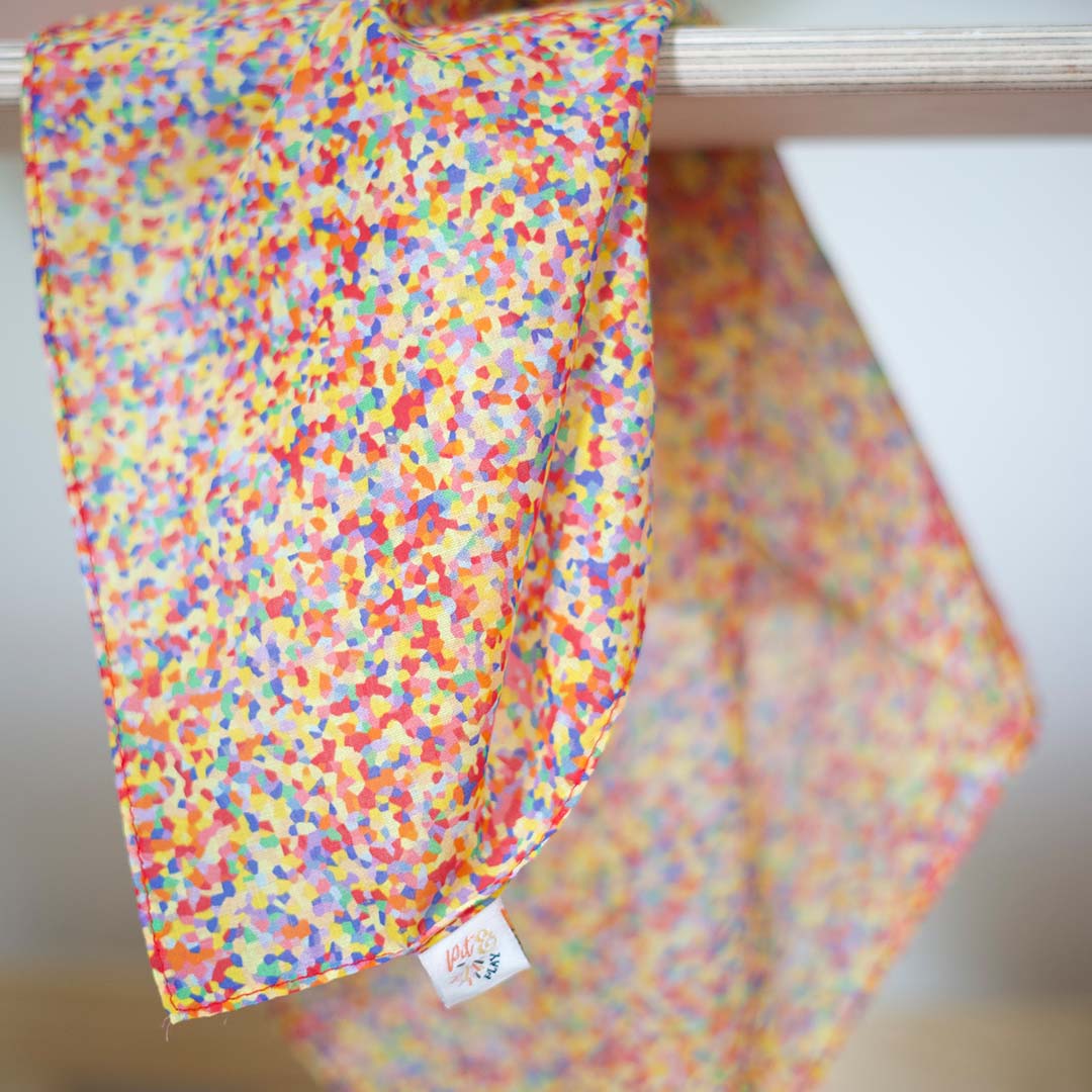 pit and play speeldoek - super confetti - 48x48 cm | 6154117787706 | 0