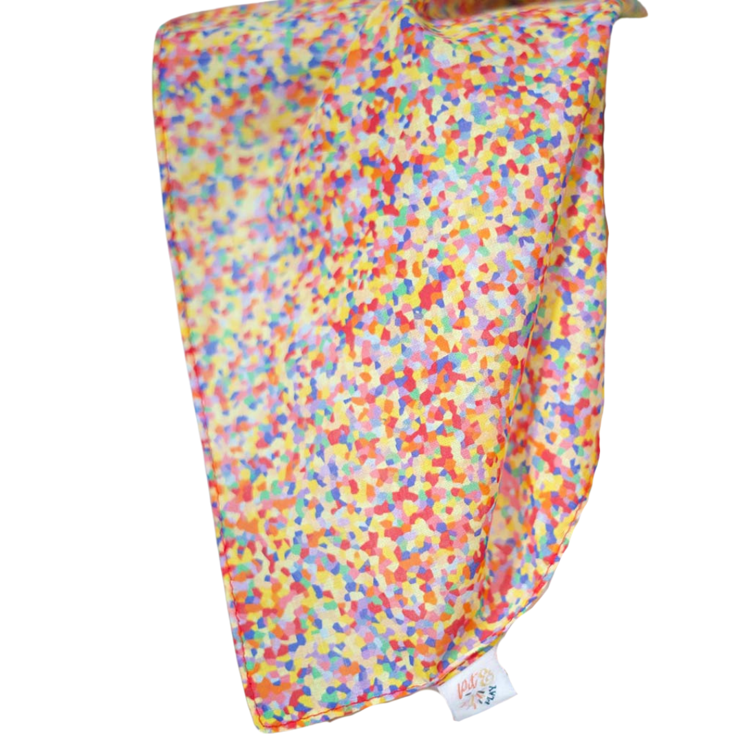 pit and play speeldoek - super confetti - 48x48 cm | 6154117787706 | 2