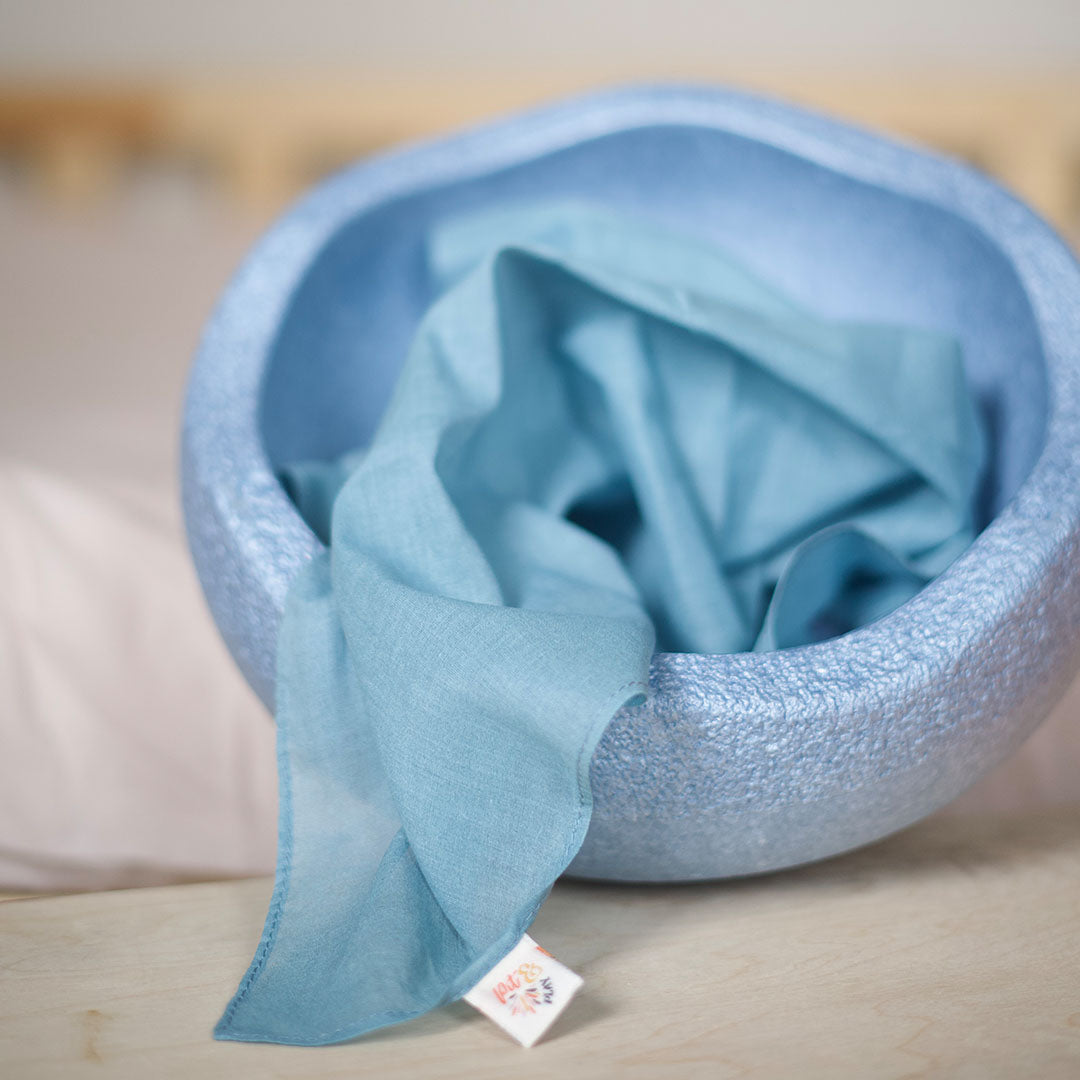 pit and play speeldoek pastel - blauw - 75x75 cm | 6154122718757 | 4