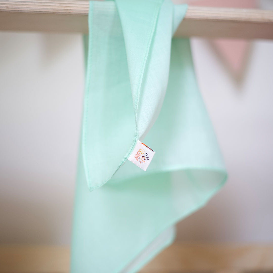 pit and play speeldoek pastel - mint - 75x75 cm | 6154123843885 | 1