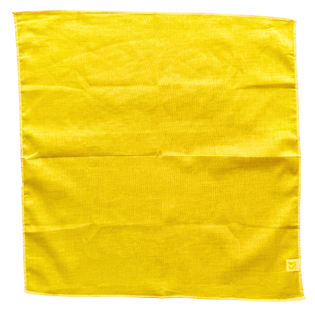 pit and play speeldoek regenboog - geel - 75x75 cm | 6154120191187 | 6