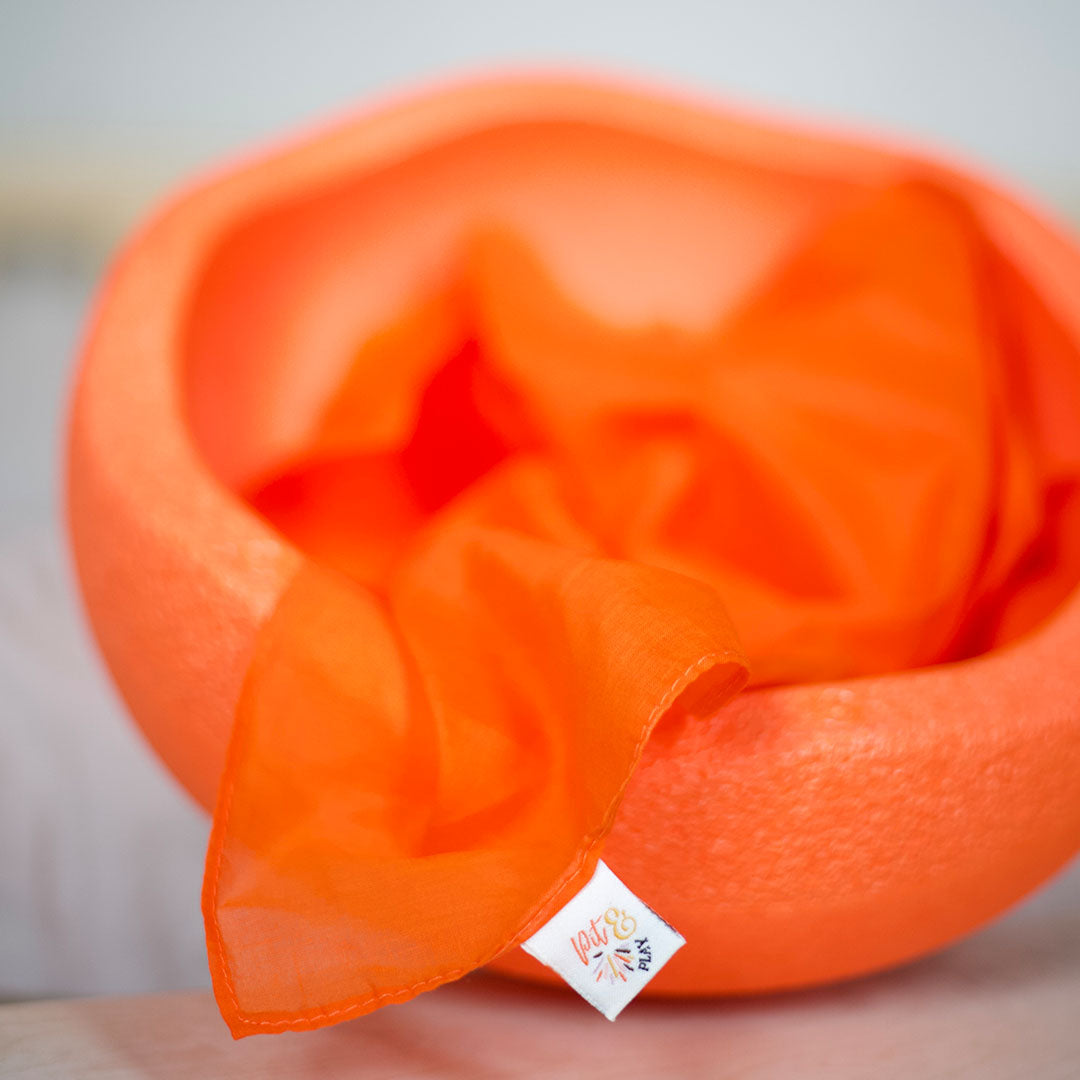 pit and play speeldoek regenboog - oranje - 48x48 cm  6154111357332 | 0