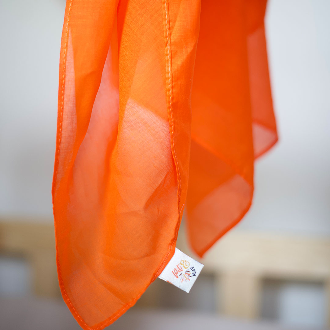 pit and play speeldoek regenboog - oranje - 48x48 cm  6154111357332 | 1