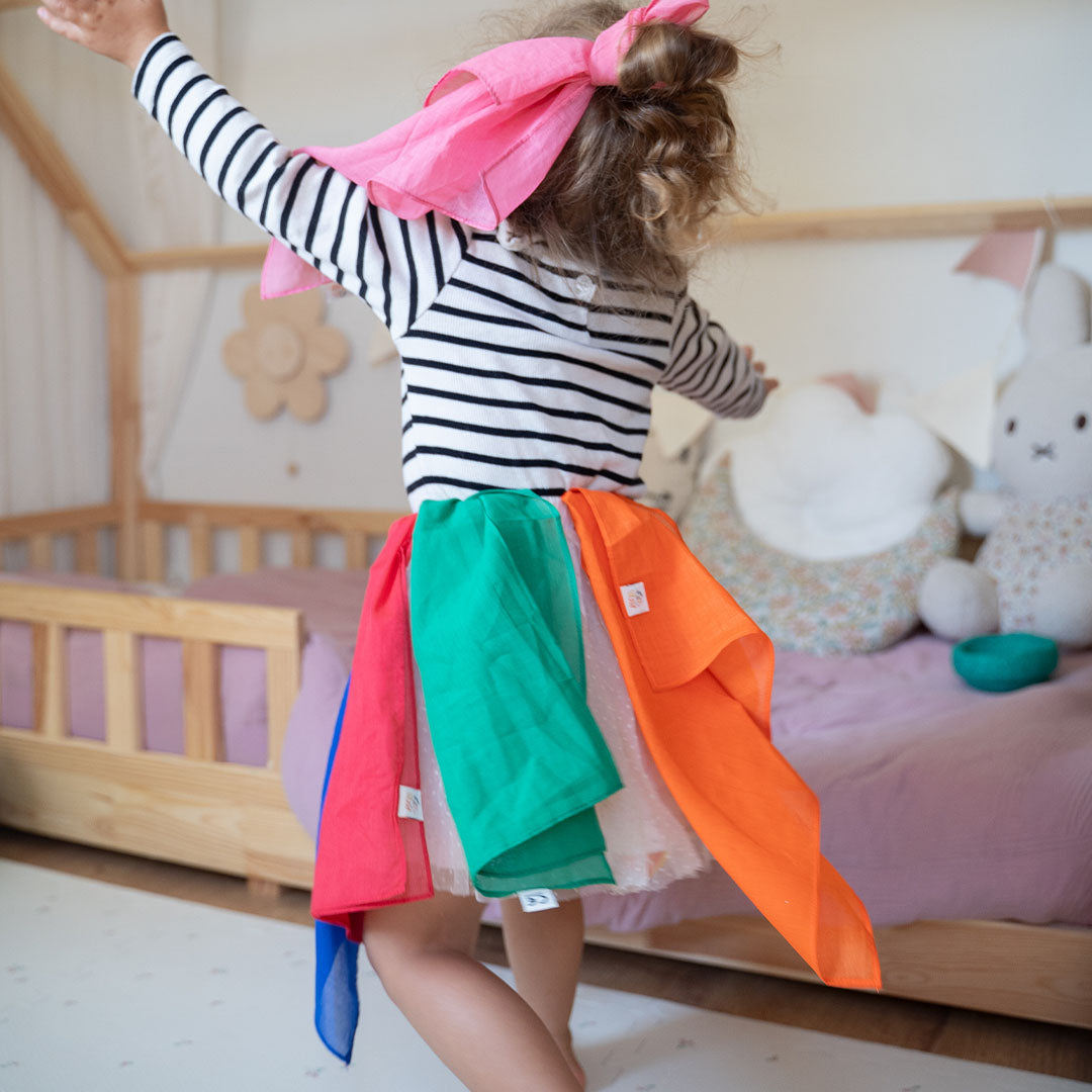 pit and play speeldoek regenboog - oranje - 48x48 cm  6154111357332 | 8