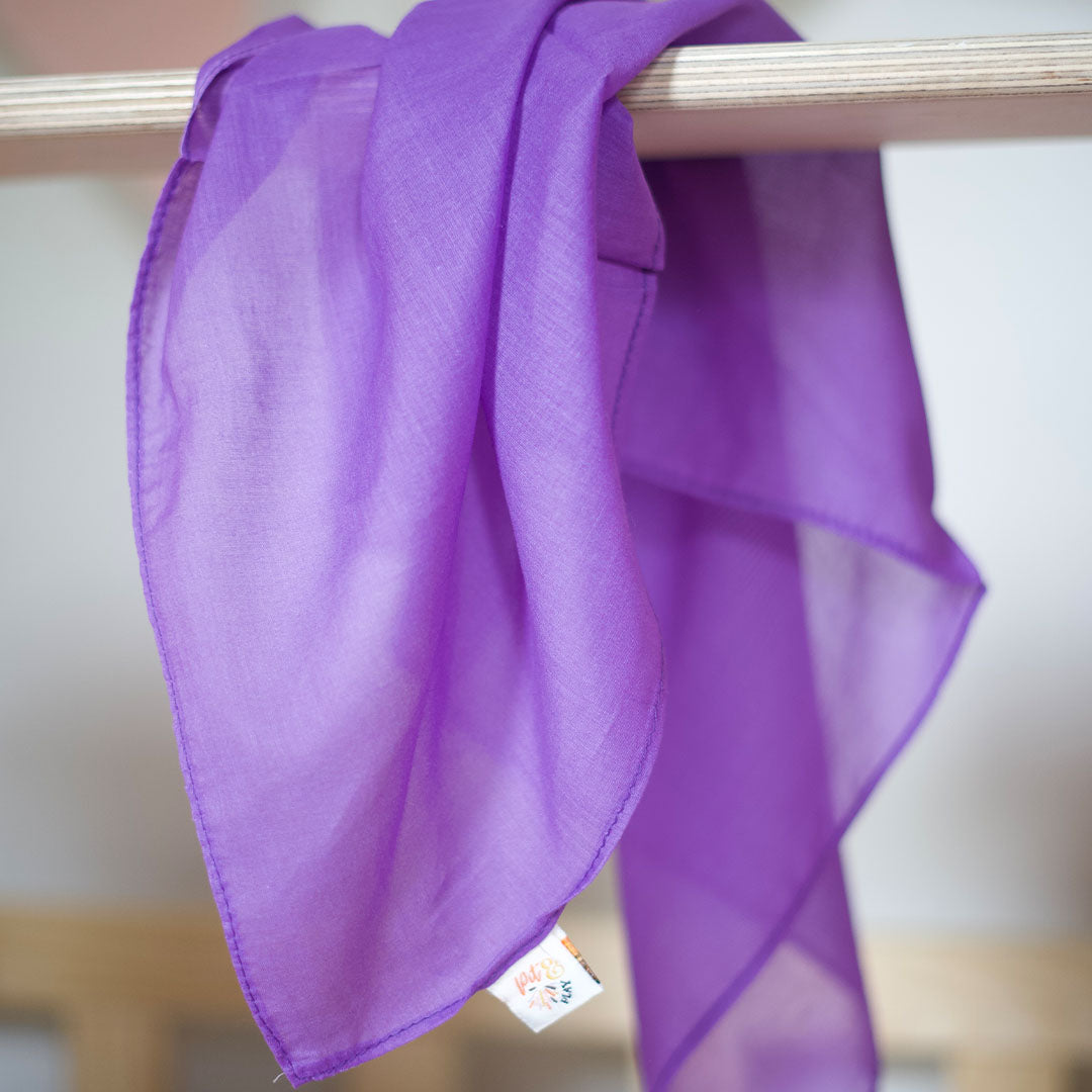 pit and play speeldoek regenboog - paars - 75x75 cm | 6154119613652 | 1