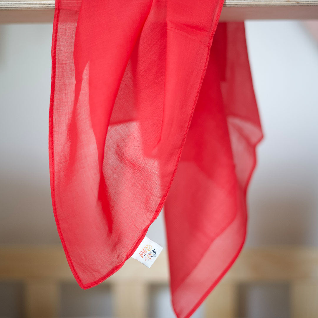 pit and play speeldoek regenboog - rood - 75x75 cm | 6154122174195 | 1