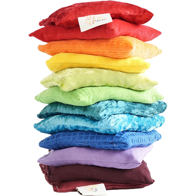 pit and play pittenzakken - regenboog - 12st | BB-30 | 
