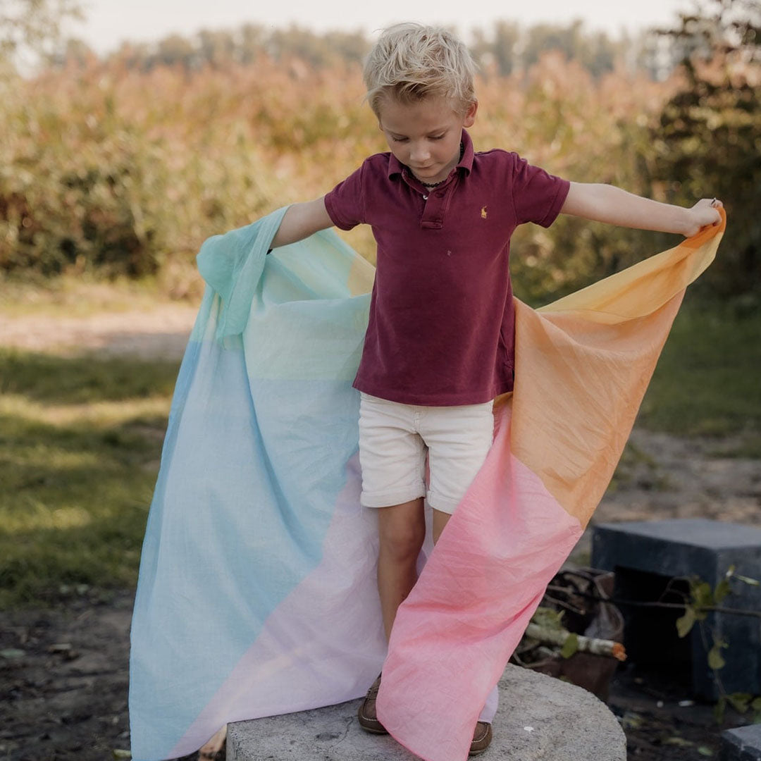 pit and play speeldoek pastel colorblock - 120x120 cm | PC-58 | 5