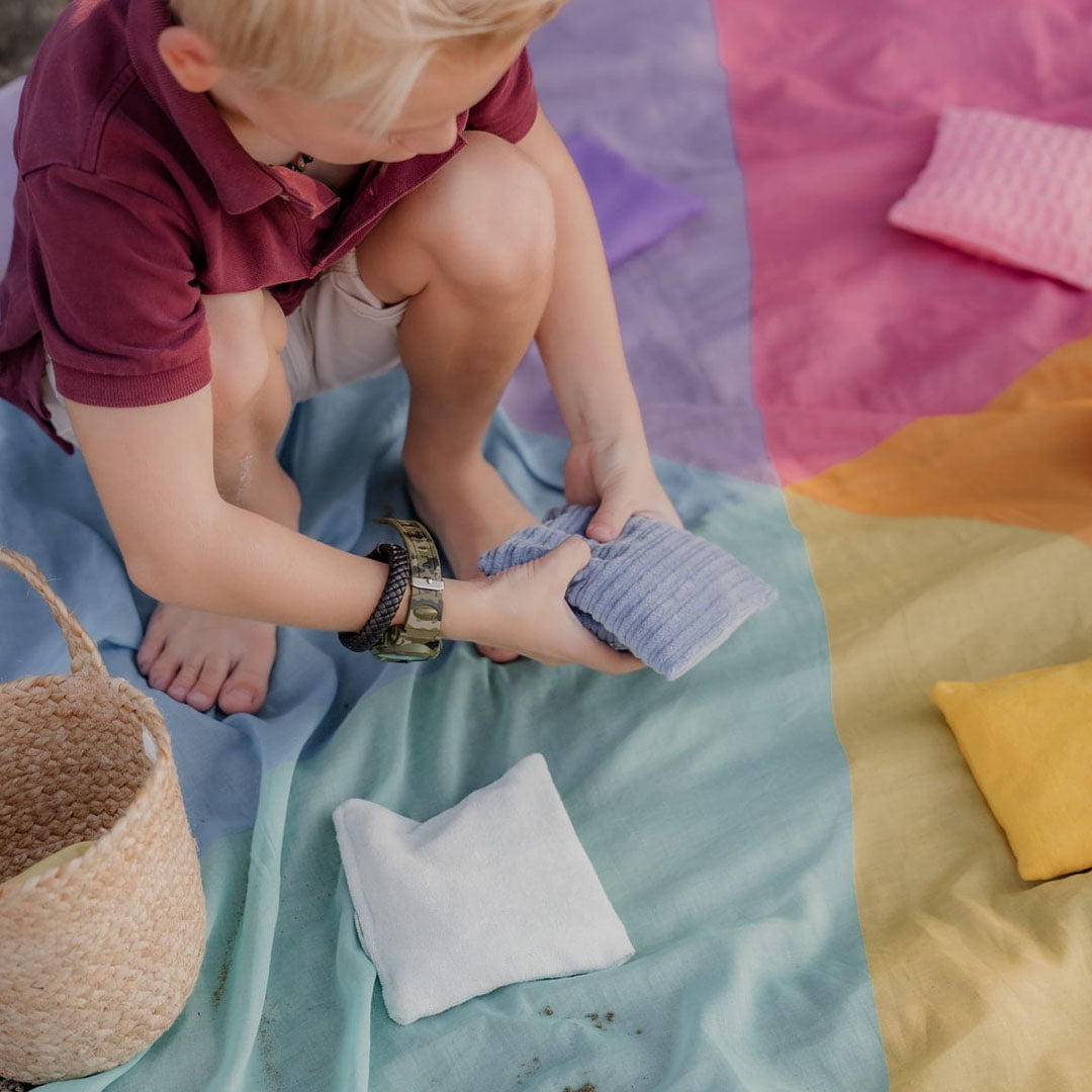 pit and play speeldoek pastel colorblock - 120x120 cm | PC-58 | 6