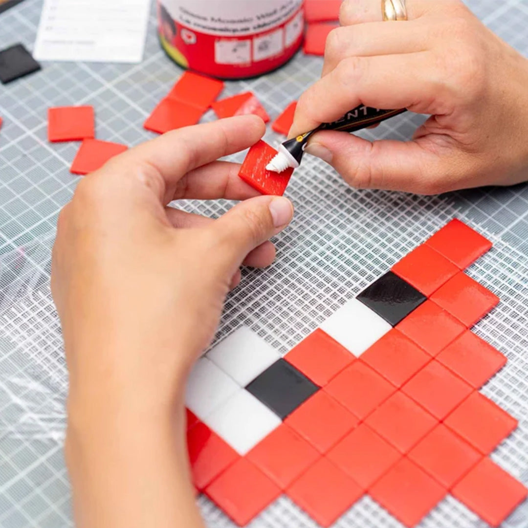pixel corner mozaïek knutselset - hart - rood | PAK160A_M | 3